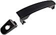 83196 Front, Driver Side Textured Black Exterior Door Handle, With Key Hole, Help Series