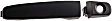 83196 Front, Driver Side Textured Black Exterior Door Handle, With Key Hole, Help Series