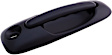 83223 Front, Passenger Side Smooth Black Exterior Door Handle, With Key Hole, Help Series