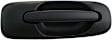 83225 Driver Side Smooth Black Exterior Door Handle, Without Key Hole, Help Series