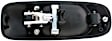 83225 Driver Side Smooth Black Exterior Door Handle, Without Key Hole, Help Series