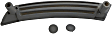 83227 Grab Handle, Plastic, Gray