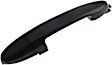 83325 Front, Passenger Side, or Rear, Driver or Passenger Side Smooth Black Exterior Door Handle, Without Key Hole, Help Series