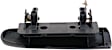 83335 Front, Passenger Side Textured Black Exterior Door Handle, Without Key Hole, Help Series