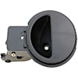 83345 Front Or Rear, Driver Side Textured Black Interior Door Handle, Without Door Lock Button, Help Series