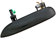 83354 Rear, Driver Side Smooth Black Exterior Door Handle, Without Key Hole, Help Series