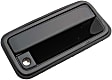 83359 Help Series Tailgate Handle, Smooth Black Metal
