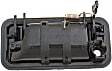 83359 Help Series Tailgate Handle, Smooth Black Metal
