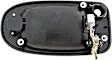83383 Front, Driver Side Black Exterior Door Handle, With Key Hole, Help Series