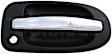 83384 Front, Passenger Side Chrome Exterior Door Handle, With Key Hole, Help Series