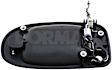 83384 Front, Passenger Side Chrome Exterior Door Handle, With Key Hole, Help Series