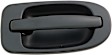 83391 Rear, Passenger Side Smooth Black Exterior Door Handle, Without Key Hole, Help Series