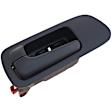 83409 Front, Driver Side Black Interior Door Handle, Without Door Lock Button, Help Series