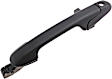83424 Front, Driver Side Smooth Black Exterior Door Handle, With Key Hole, Sedan, Help Series