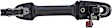 83424 Front, Driver Side Smooth Black Exterior Door Handle, With Key Hole, Sedan, Help Series