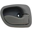 83439 Front Or Rear, Passenger Side Beige Interior Door Handle, Without Door Lock Button, Help Series