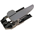 83458 Rear, Driver Side Gray Interior Door Handle, With Door Lock Button, Help Series