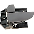 83458 Rear, Driver Side Gray Interior Door Handle, With Door Lock Button, Help Series