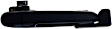 83487 Rear, Passenger Side Textured Black Exterior Door Handle, Without Key Hole, Help Series