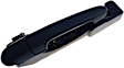 83487 Rear, Passenger Side Textured Black Exterior Door Handle, Without Key Hole, Help Series
