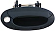 83502 Front, Passenger Side Smooth Black Exterior Door Handle, With Key Hole, Help Series