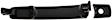83503 Front, Driver Side Smooth Black Exterior Door Handle, With Key Hole, Coupe, Help Series
