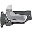83533 Front, Driver Side Chrome Interior Door Handle, Without Door Lock Button, Help Series