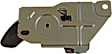 83574 Rear, Passenger Side Smooth Gray Interior Door Handle, With Door Lock Button, Help Series