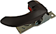 83574 Rear, Passenger Side Smooth Gray Interior Door Handle, With Door Lock Button, Help Series