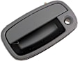 83597 Front, Driver Side Smooth Black Exterior Door Handle, With Key Hole, Help Series
