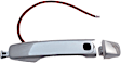 83675 Rear, Driver Side Chrome Exterior Door Handle, Without Key Hole, Help Series