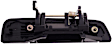 83727 Rear, Driver Side Smooth Black Exterior Door Handle, Without Key Hole, Help Series
