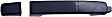 83839 Chrome Exterior Door Handle, Without Key Hole, Help Series