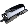 83855 Front Or Rear, Driver Side Silver lever Interior Door Handle, With Door Lock Button, Help Series