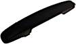 83861 Rear, Driver or Passenger Side Smooth Black Exterior Door Handle, Without Key Hole, Help Series