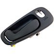 83926 Front, Driver Side Black Interior Door Handle, Without Door Lock Button, Help Series