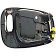 83926 Front, Driver Side Black Interior Door Handle, Without Door Lock Button, Help Series