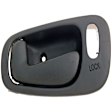 83926 Front, Driver Side Black Interior Door Handle, Without Door Lock Button, Help Series