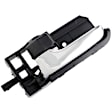 83940 Chrome Lever with Black Bezel Interior Door Handle, With Door Lock Button, Help Series