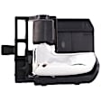 83940 Chrome Lever with Black Bezel Interior Door Handle, With Door Lock Button, Help Series