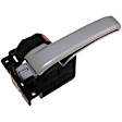 83946 Front Or Rear, Driver Side Silver lever Interior Door Handle, With Door Lock Button, Help Series