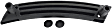 84028 Front, Passenger Side Black Interior Door Handle, Without Door Lock Hole, Help Series