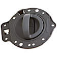 2006 Jeep Commander - Rear, Passenger Side Gray Interior Door Handle, Without Door Lock Button, With Bezel, Help Series