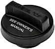 84111 Help Series Oil Filler Cap - Black, Plastic, Direct Fit, Sold Individually