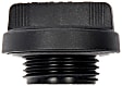 84111 Help Series Oil Filler Cap - Black, Plastic, Direct Fit, Sold Individually