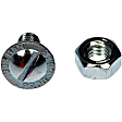 848-002 AutoGrade Series License Plate Fastener - Universal