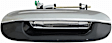 88192 Rear, Passenger Side Chrome lever Exterior Door Handle, Without Key Hole, Help Series