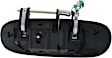 88192 Rear, Passenger Side Chrome lever Exterior Door Handle, Without Key Hole, Help Series