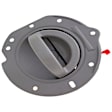 88203 Rear, Passenger Side Khaki Interior Door Handle, Without Door Lock Button, Help Series