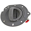 88203 Rear, Passenger Side Khaki Interior Door Handle, Without Door Lock Button, Help Series